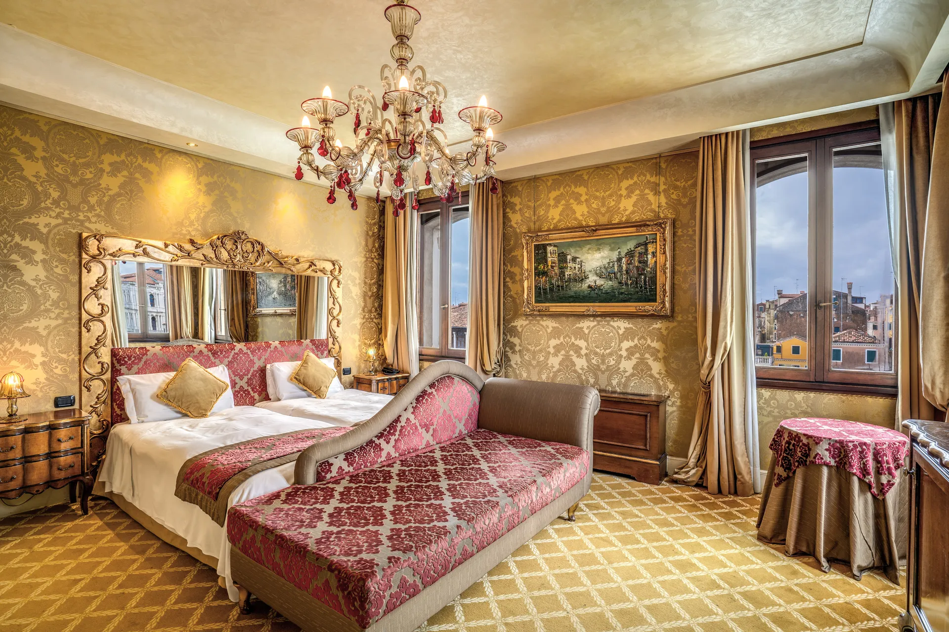 Deluxe Room på Hotel Pesaro Palace